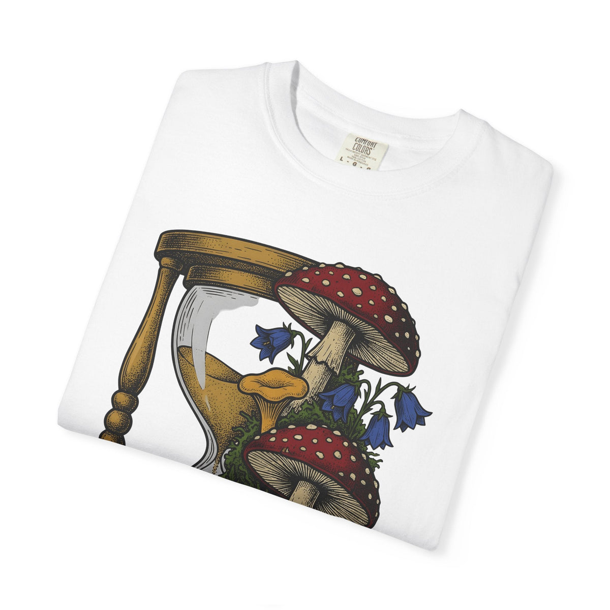 Mushroom Hourglass Shirt Boho Chic Nature Gift Women product image 5