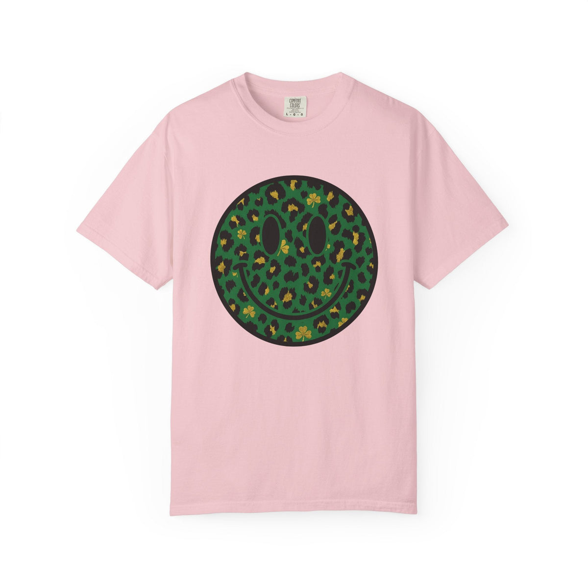 Smiley Face Shirt St Patrick's Day Animal Print Unisex Gift product image 3