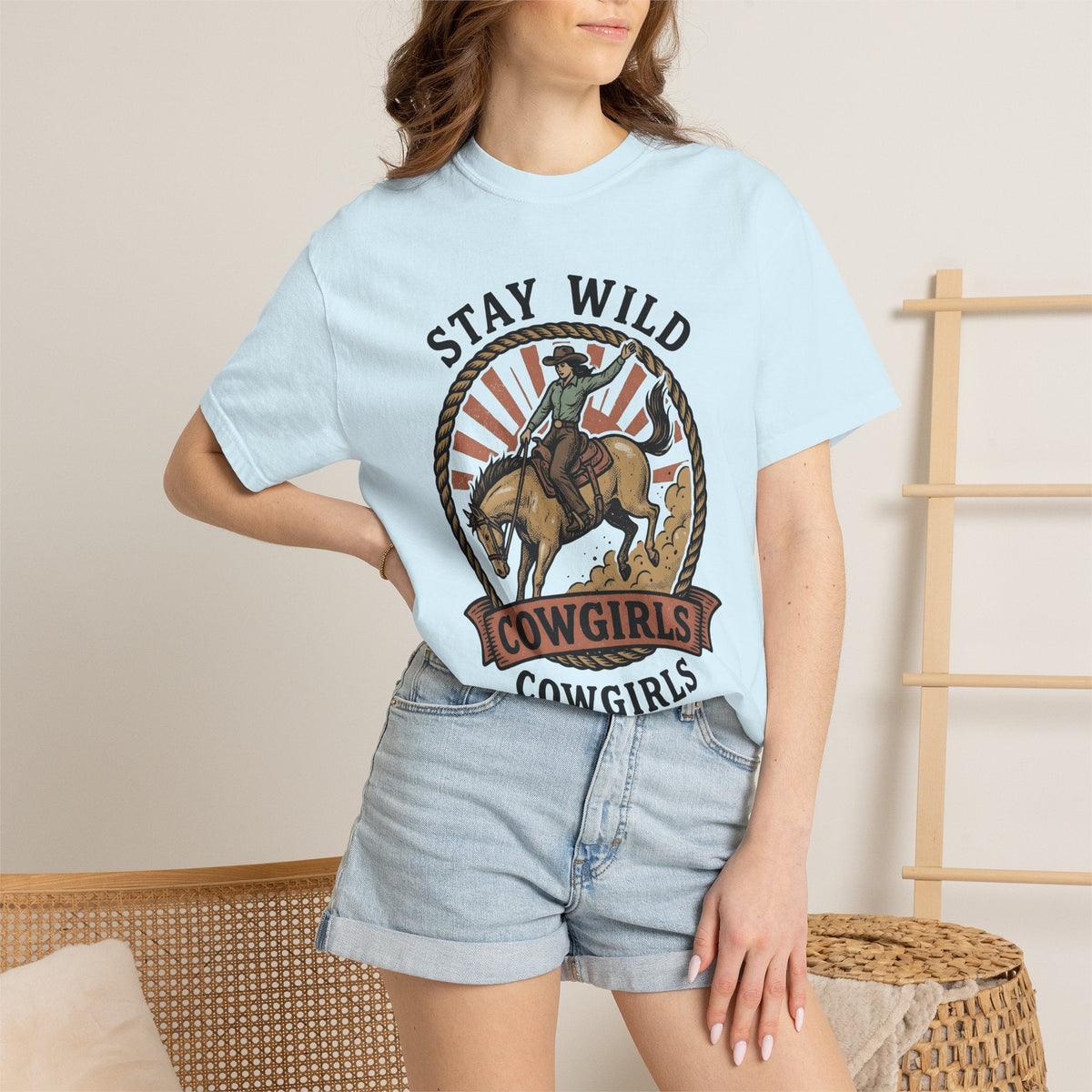 Cowgirl Horse Shirt Cowboy Gift for Women Rustic Tee Rodeo product image 9