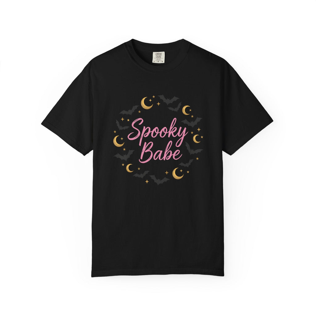 Bat Moon Image Shirt Halloween Eerie Gift Women Sweet Tee product image 4