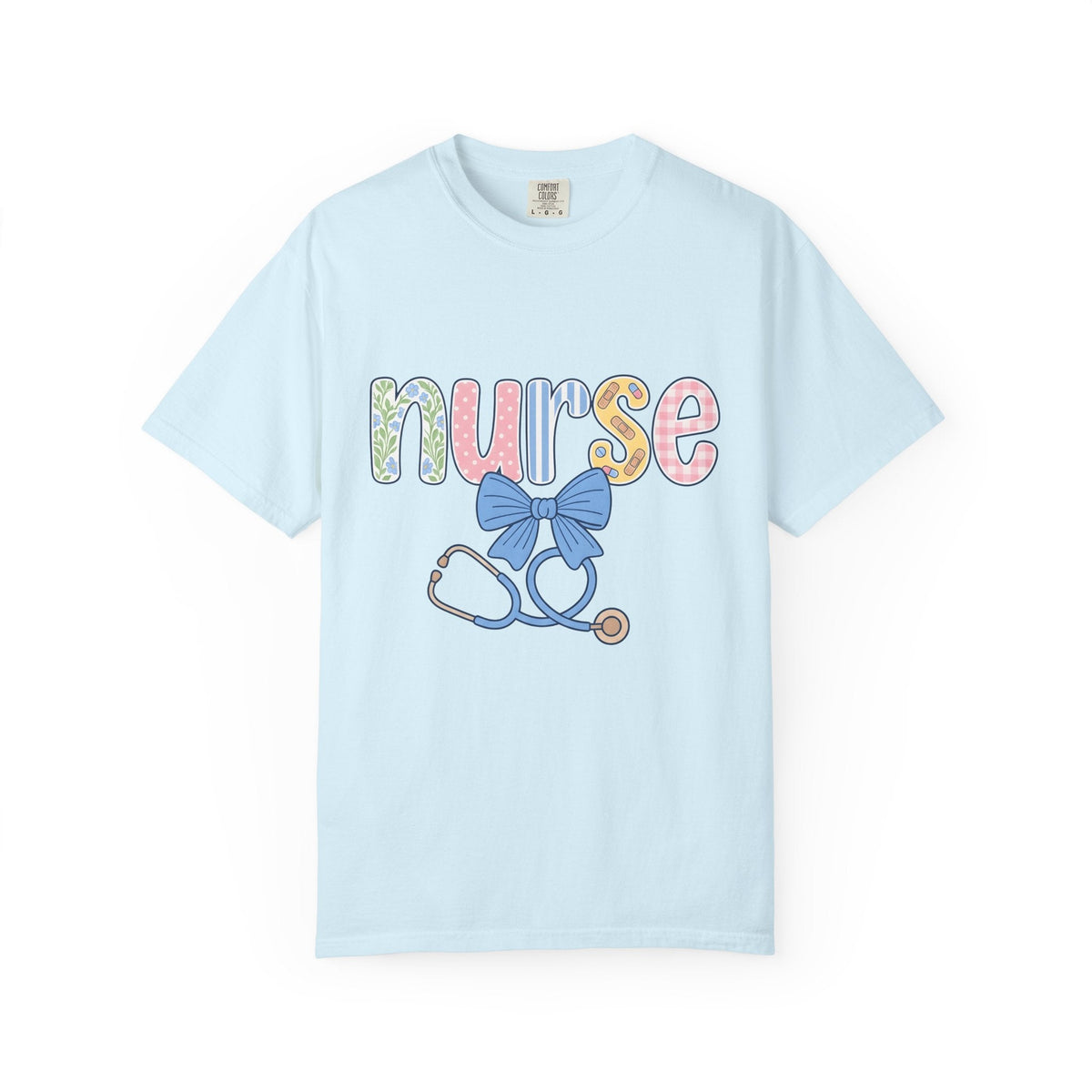 Nurse Stethoscope Bow Shirt Hospital Unisex Gift Adorable product image 2