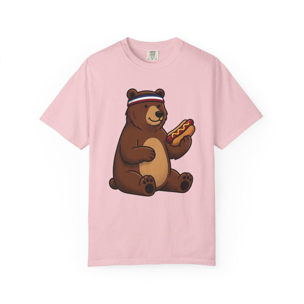 Bear Sausage Shirt America Flag Unisex Gift Comic Tee product image 3