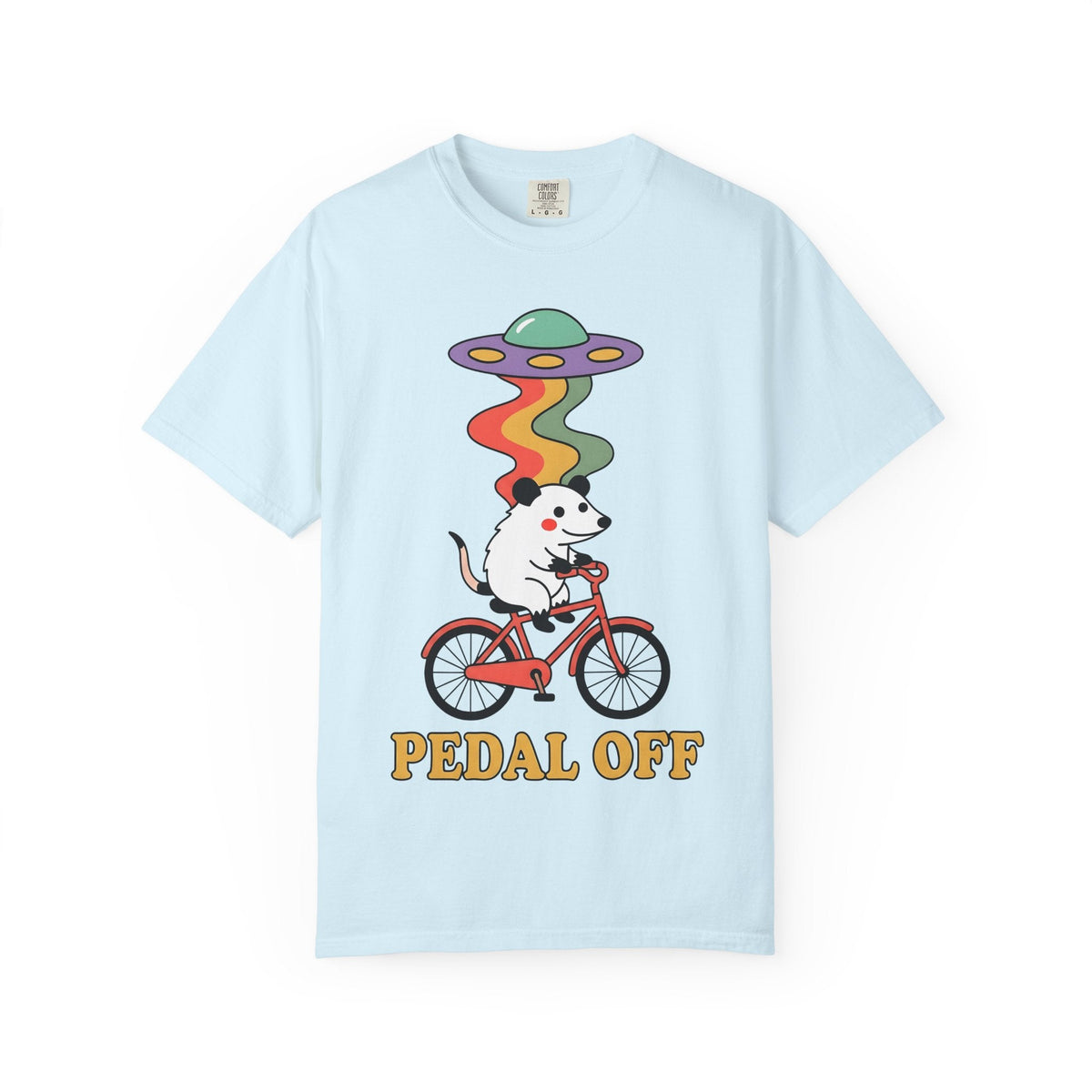 Opossum Bike Shirt Sports Biking Unisex Gift Comic Tee product image 2