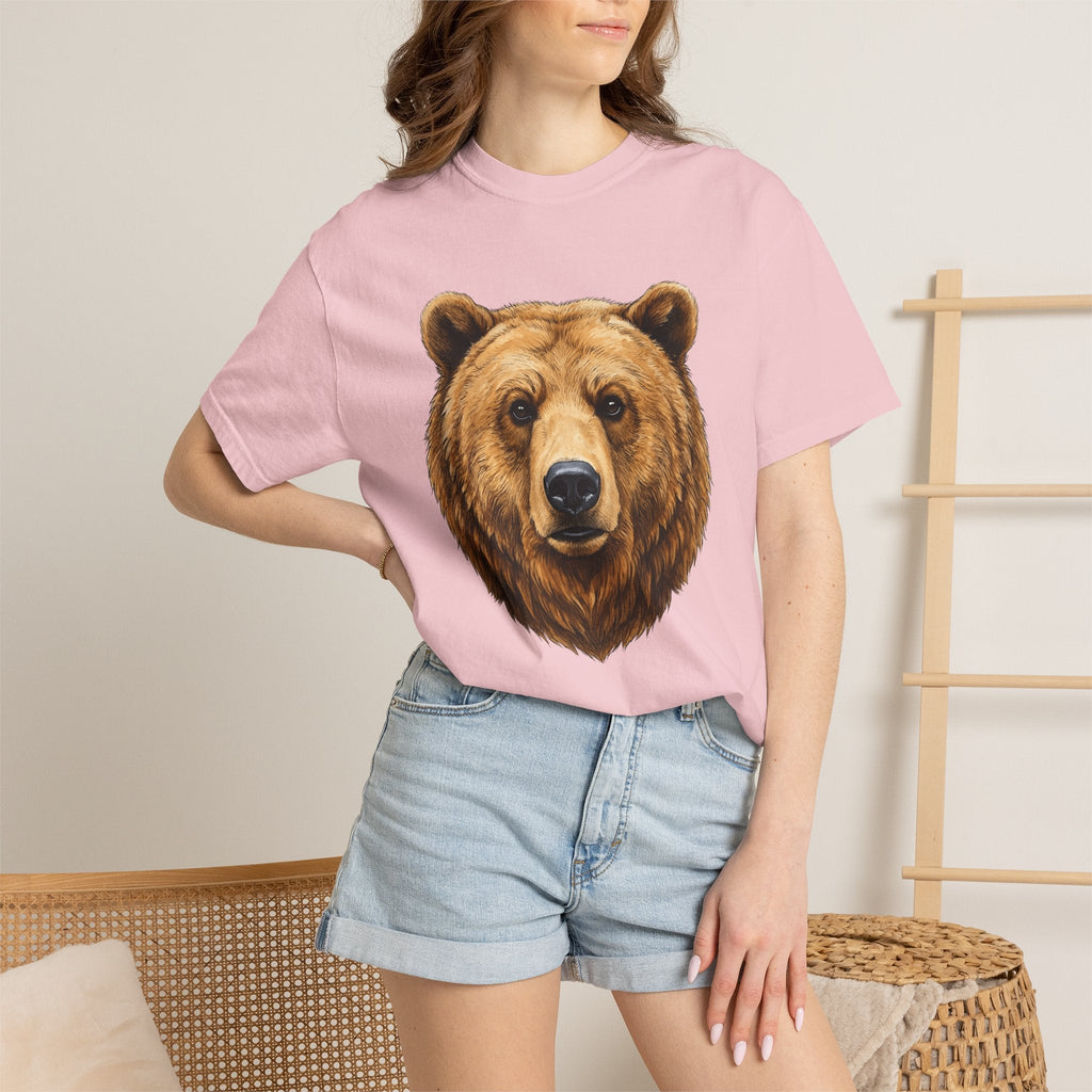 Bear Head Shirt Animals Fauna Gift Women Lifelike Tee product image 12