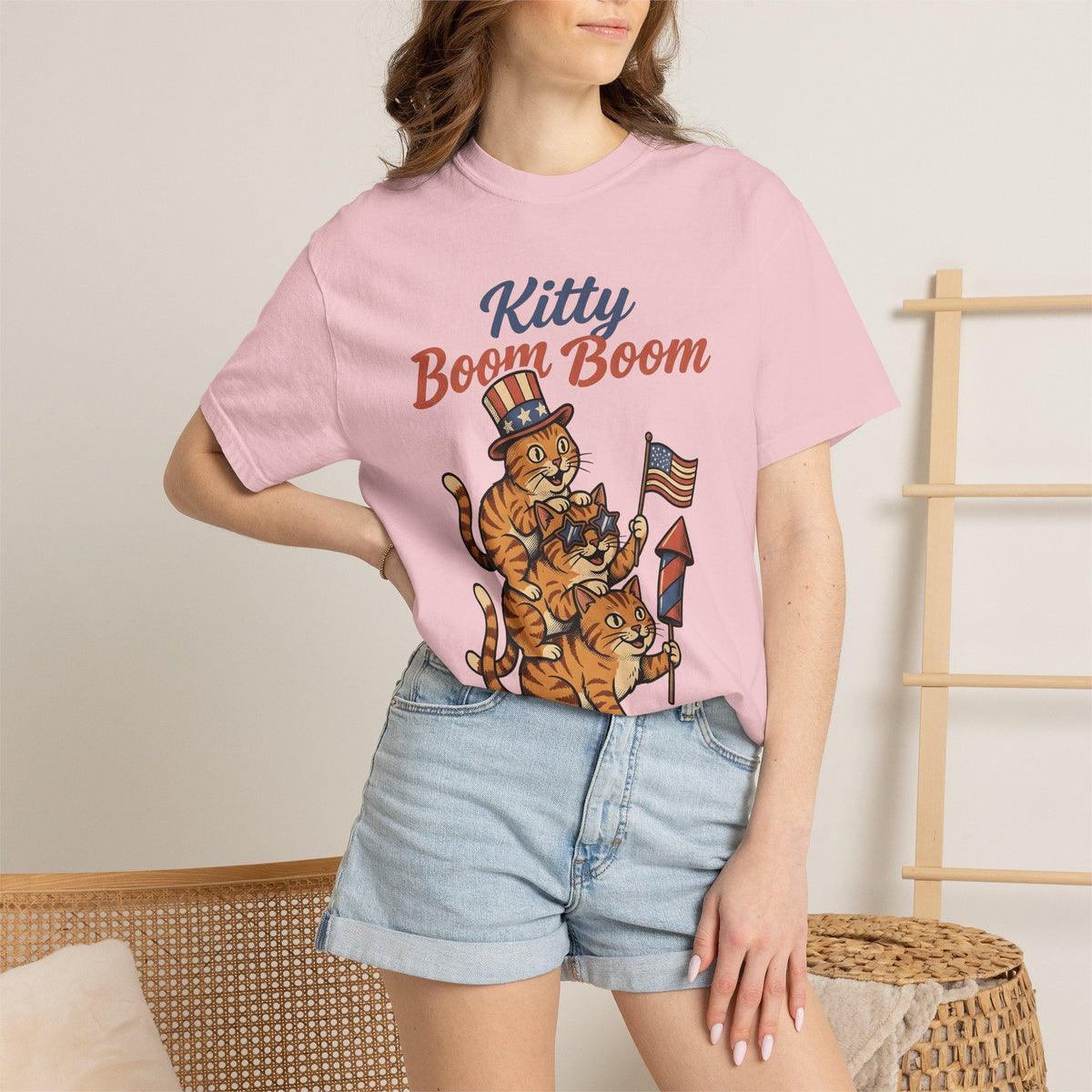 Patriotic Cats Vintage T-Shirt – American Kitty Lover product image 12