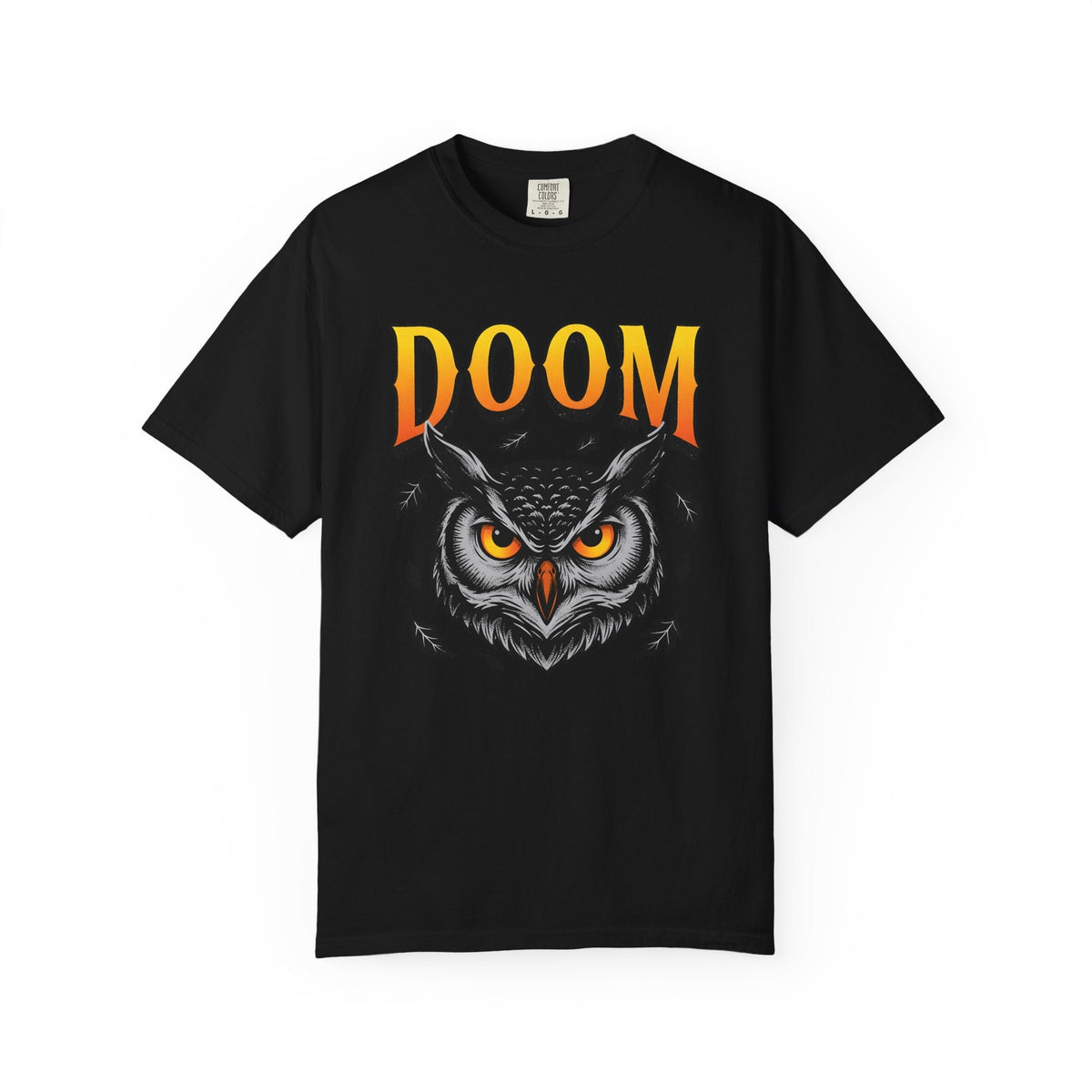Owl Face Creepy T-Shirt – Spooky Halloween Wildlife product image 4