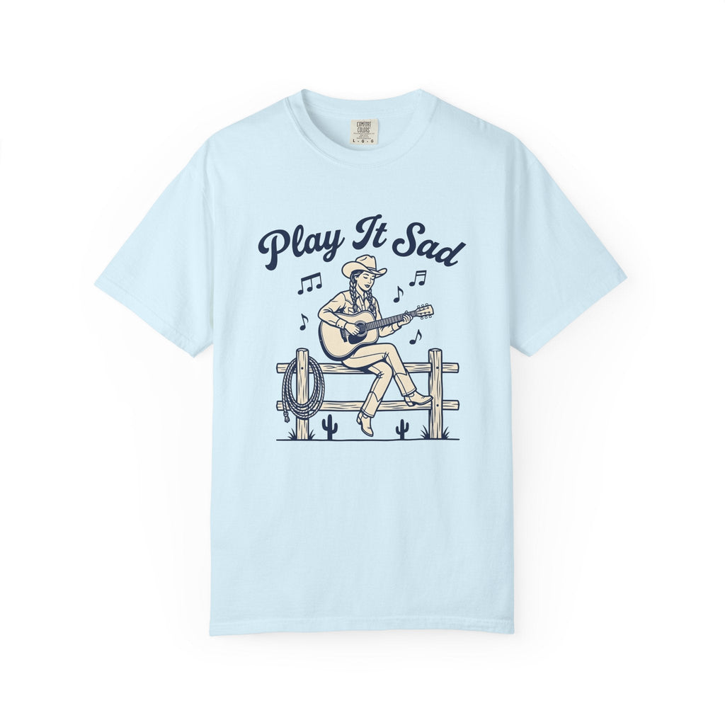Cowgirl Guitar Shirt Rustic Gift for Women Line Drawing Tee product image 2