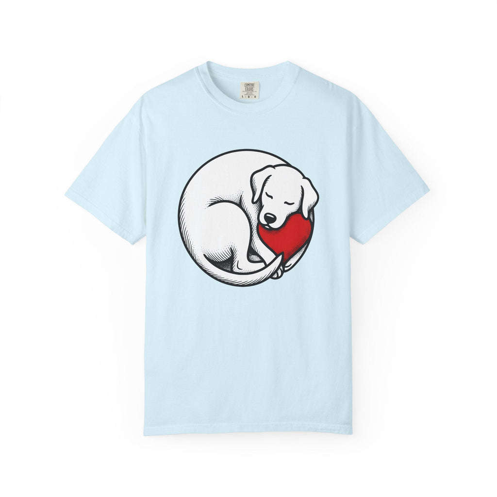 Napping Dog Shirt Pet Gift Women Simple Tee Sleeping product image 2