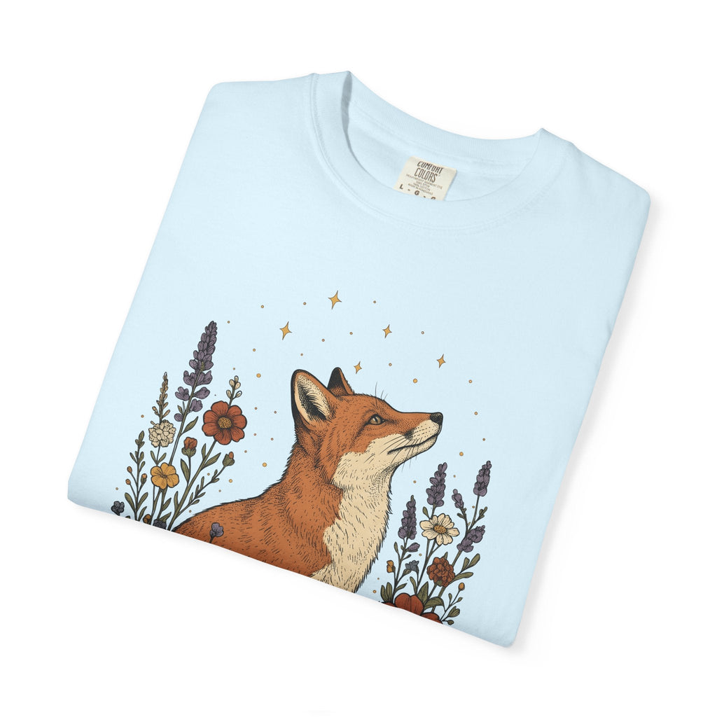 Fox Blossom Shirt Animals & Flowers Trees Unisex Gift Folk product image 8