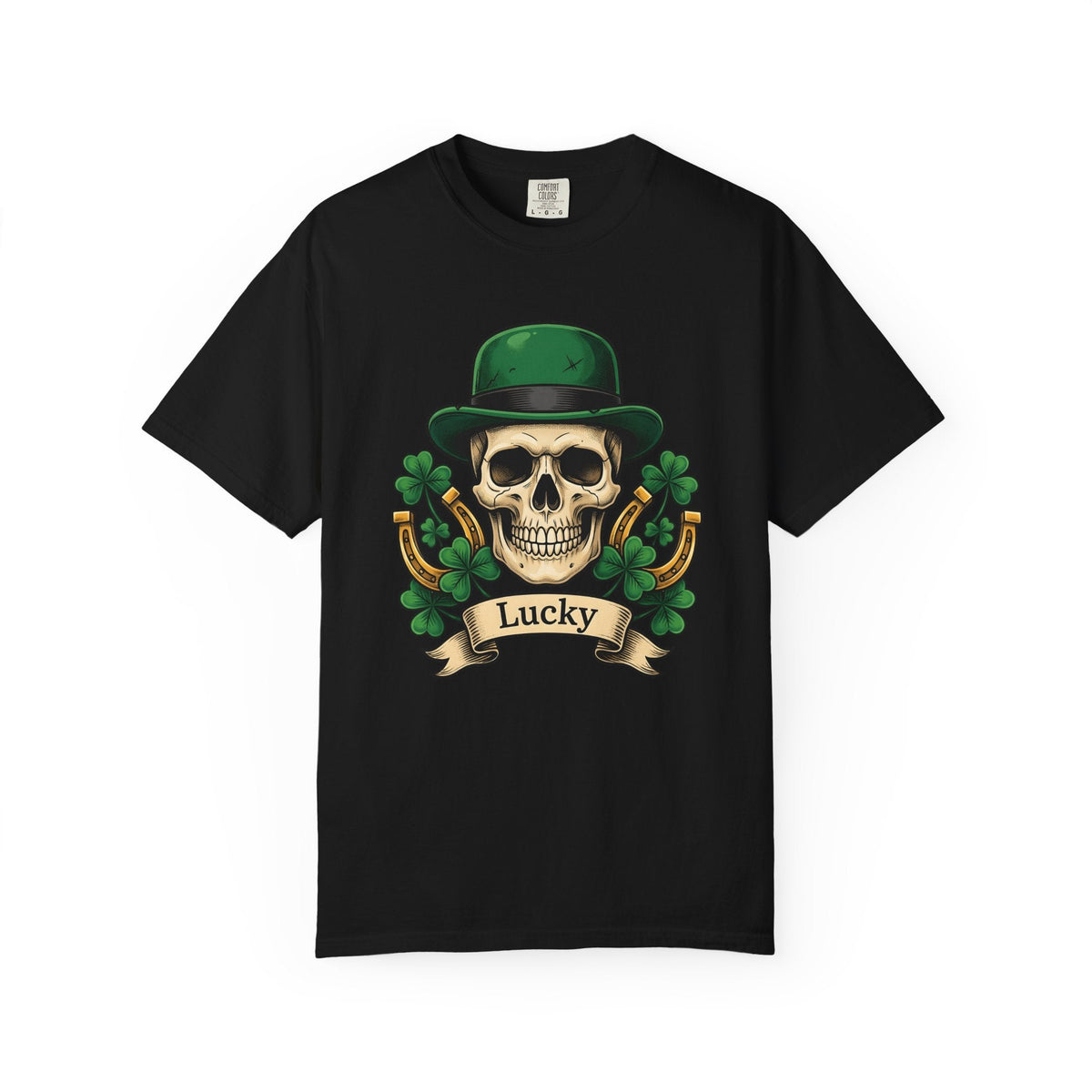 Skull Clover Shirt St Patrick's Day Fortune Unisex Gift product image 4