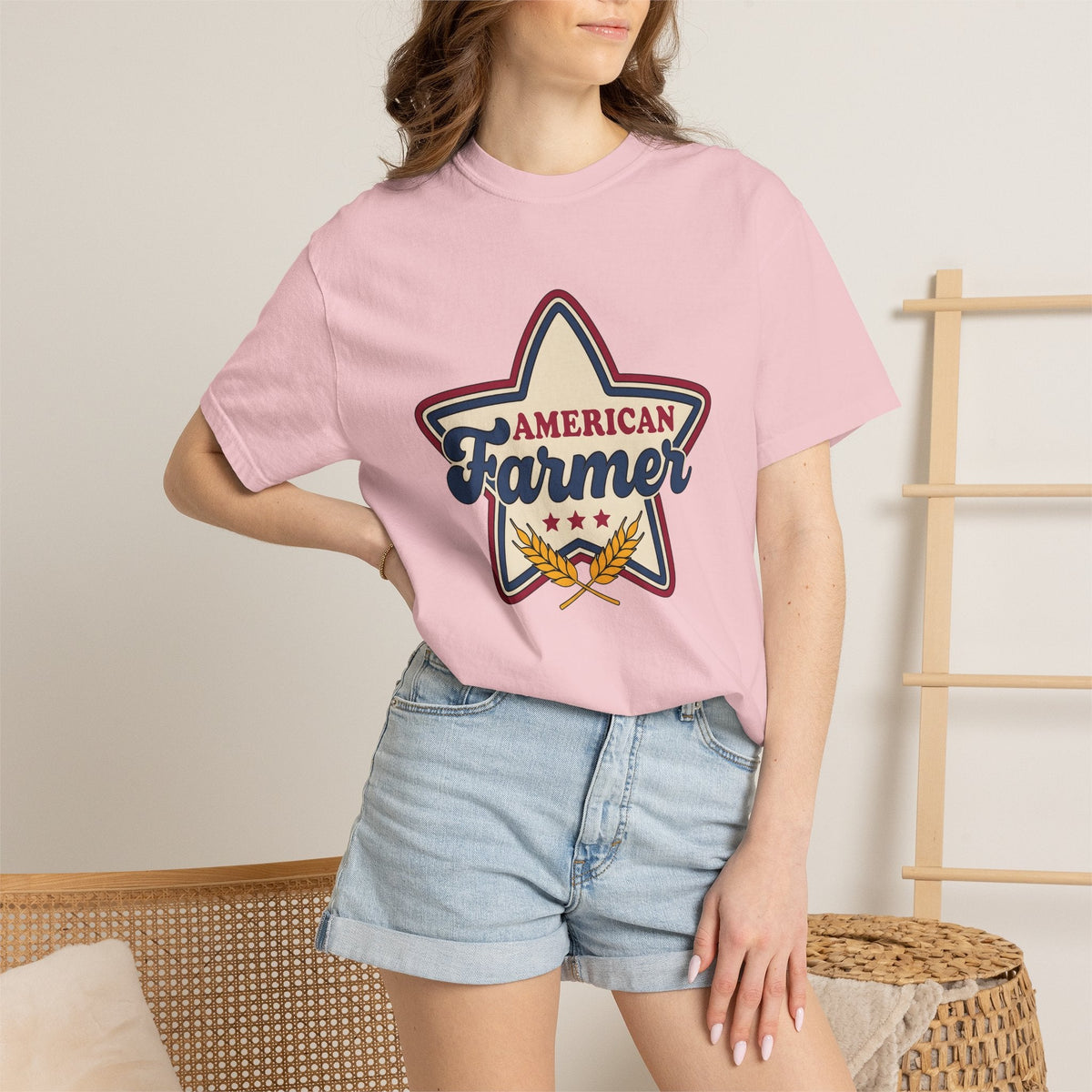 Star Graphic Shirt America Farming Unisex Gift Vintage Tee product image 12