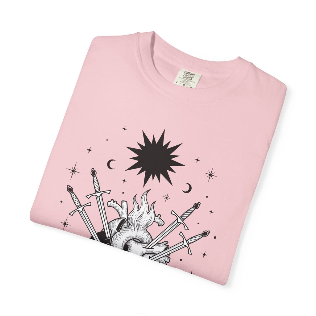 Heart Swords Shirt Boho Chic Mysticism Unisex Gift Old product image 11