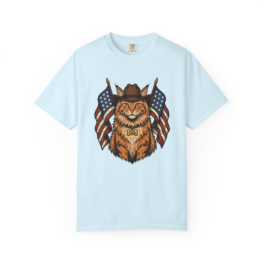 Cowboy Cat Vintage T-Shirt – Patriotic 4th of July Kitty product image 2
