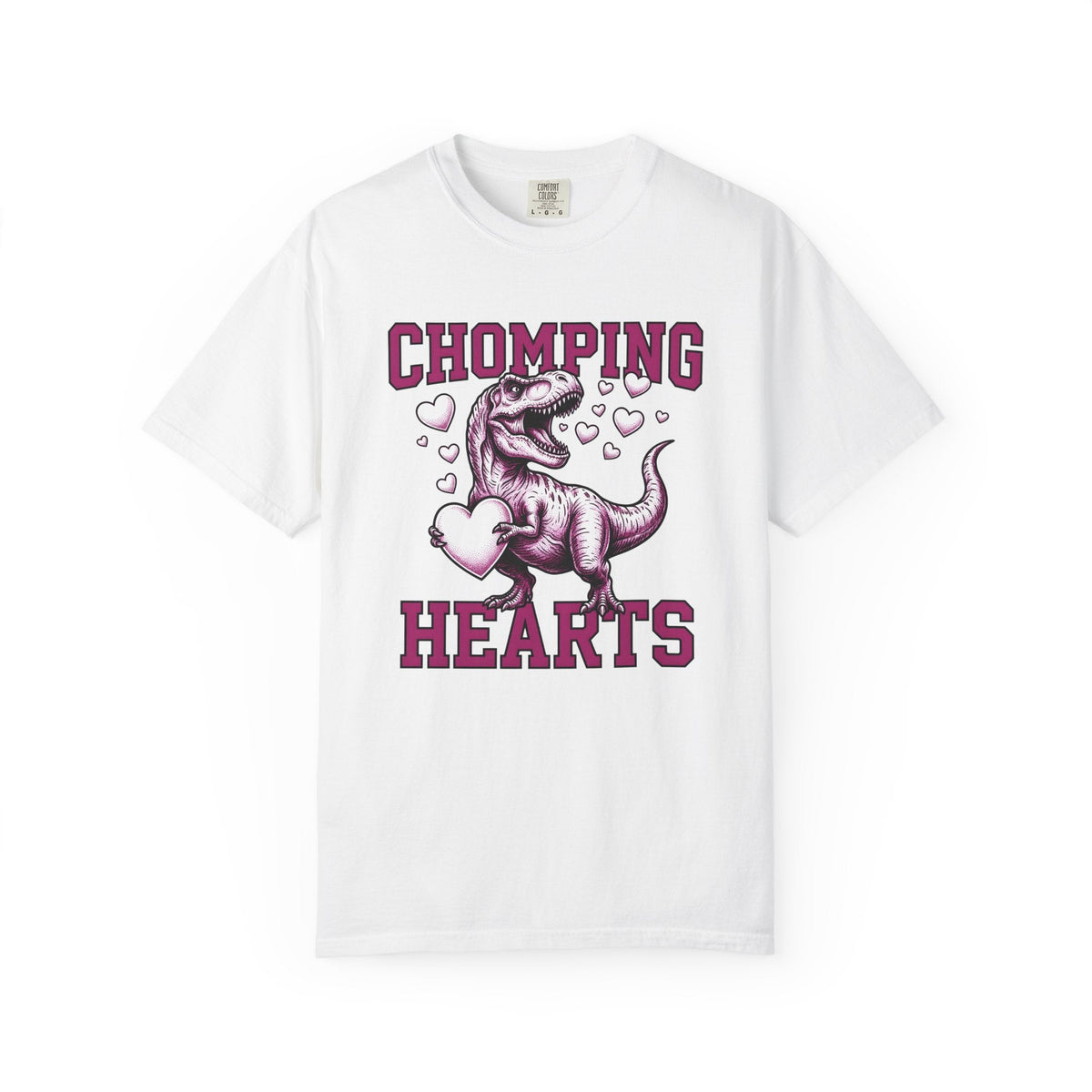 Dinosaur Love Shirt Valentine Prehistoric Unisex Gift Hand product image 1