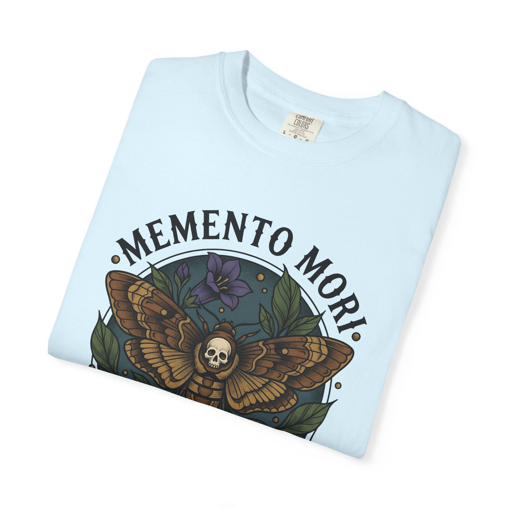 Death Moth Shirt Gothic Floral Gift Women Tattoo Tee product image 8
