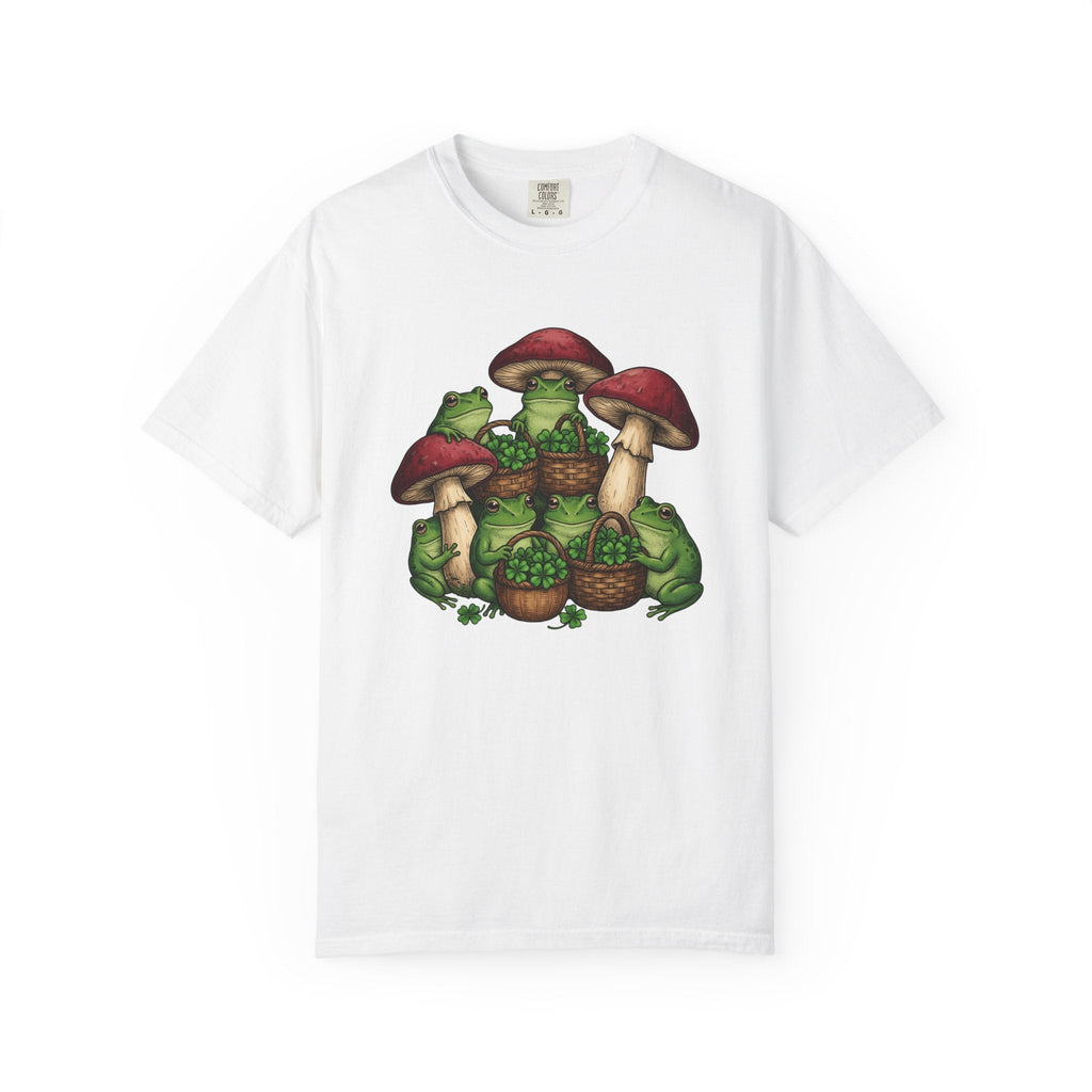 Frog Lucky Leaf Shirt St Patrick's Day Plants Unisex Gift product image 1