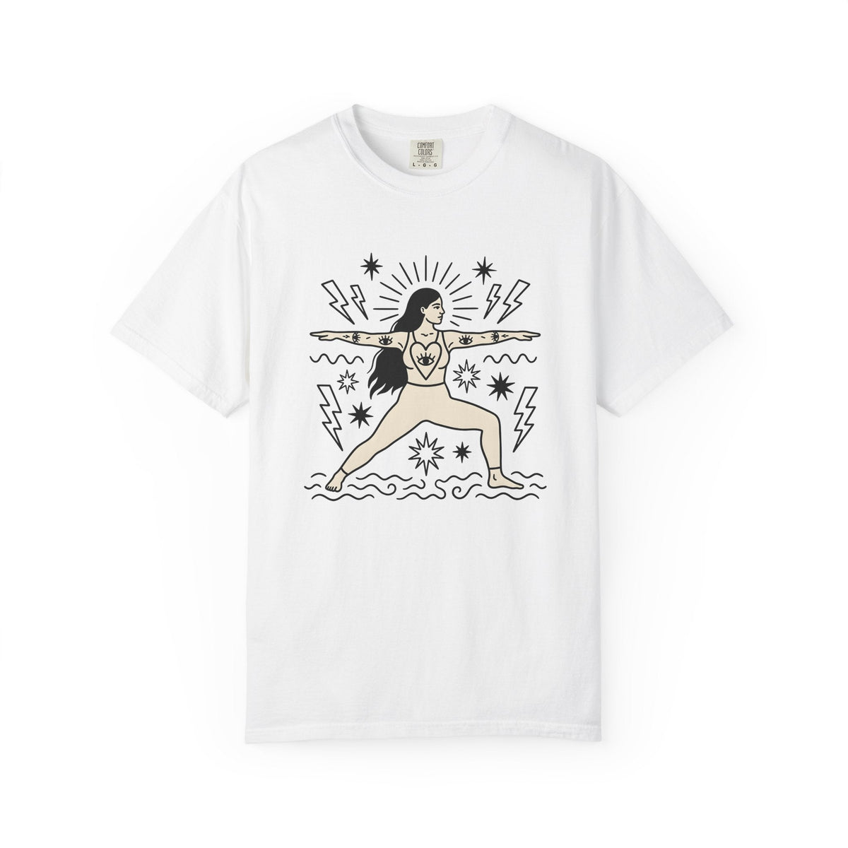 Meditation Pose Shirt Yoga Health Unisex Gift Modern Design product image 1