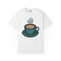 Coffee Cup Shirt Coffee Foodie Unisex Gift Hand Drawn Tee Mug T-Shirt Coffee Fan
