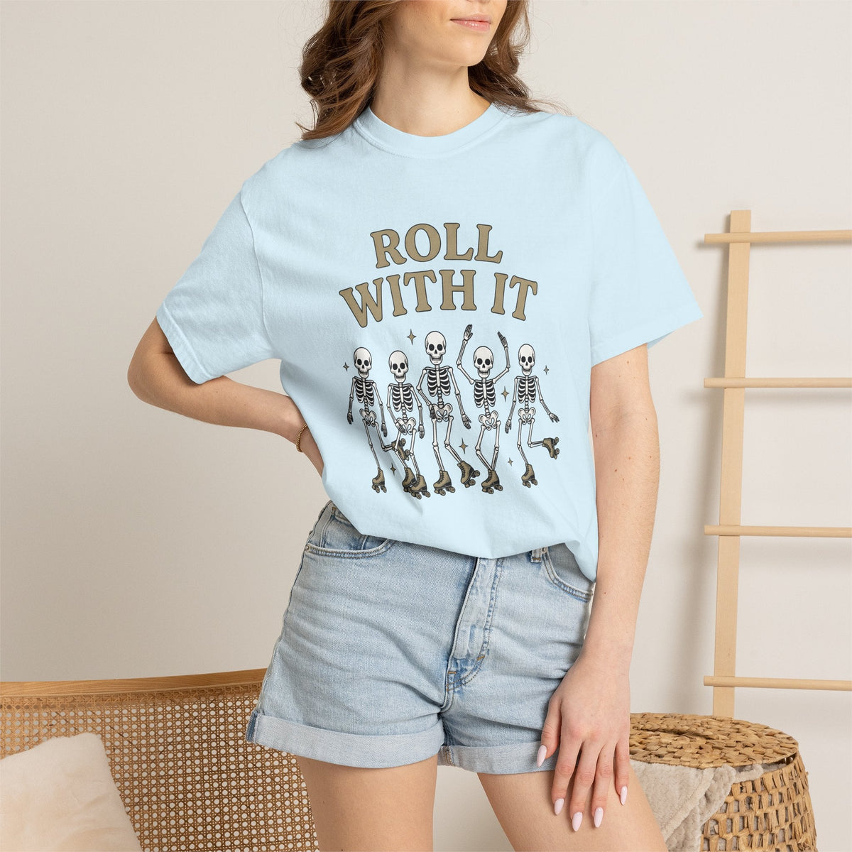 Skeleton Roller Skaters Shirt Skating Halloween Unisex Gift product image 10