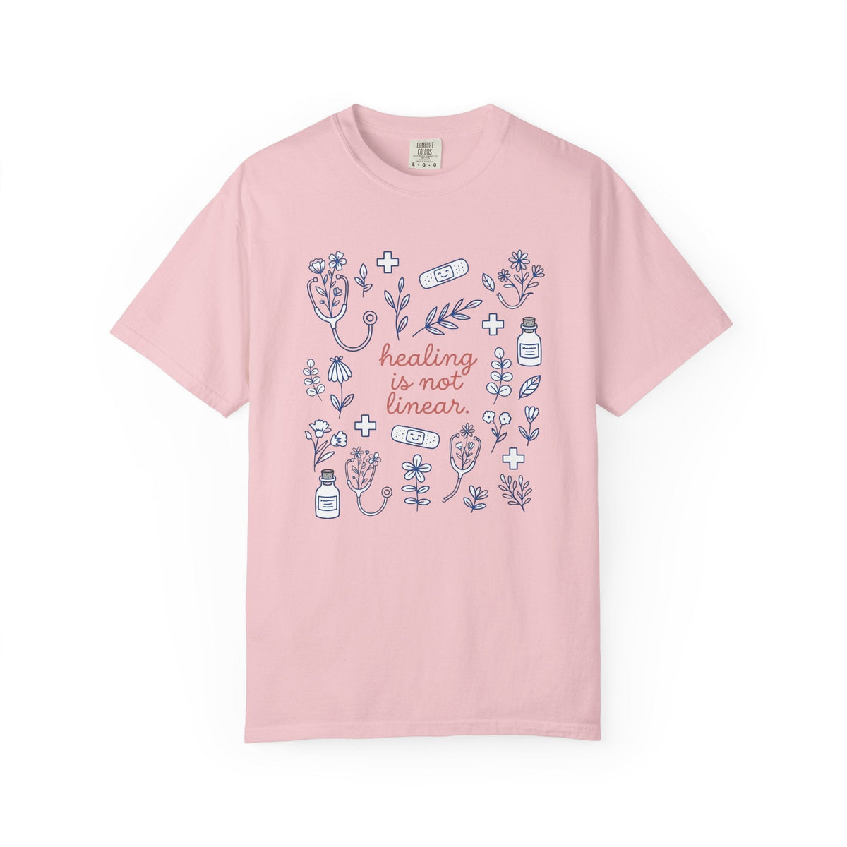 Stethoscope Flowers Shirt Nurses Fitness Unisex Gift Line product image 3