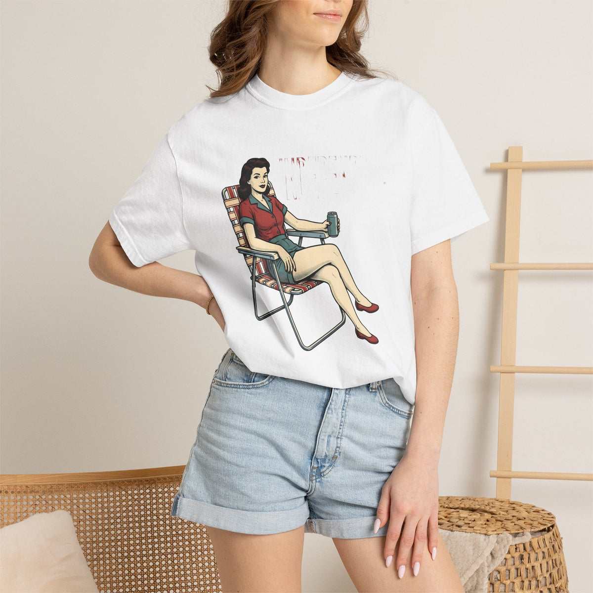 Pinup Woman Shirt 4th Of July Freedom Gift Women Throwback product image 6