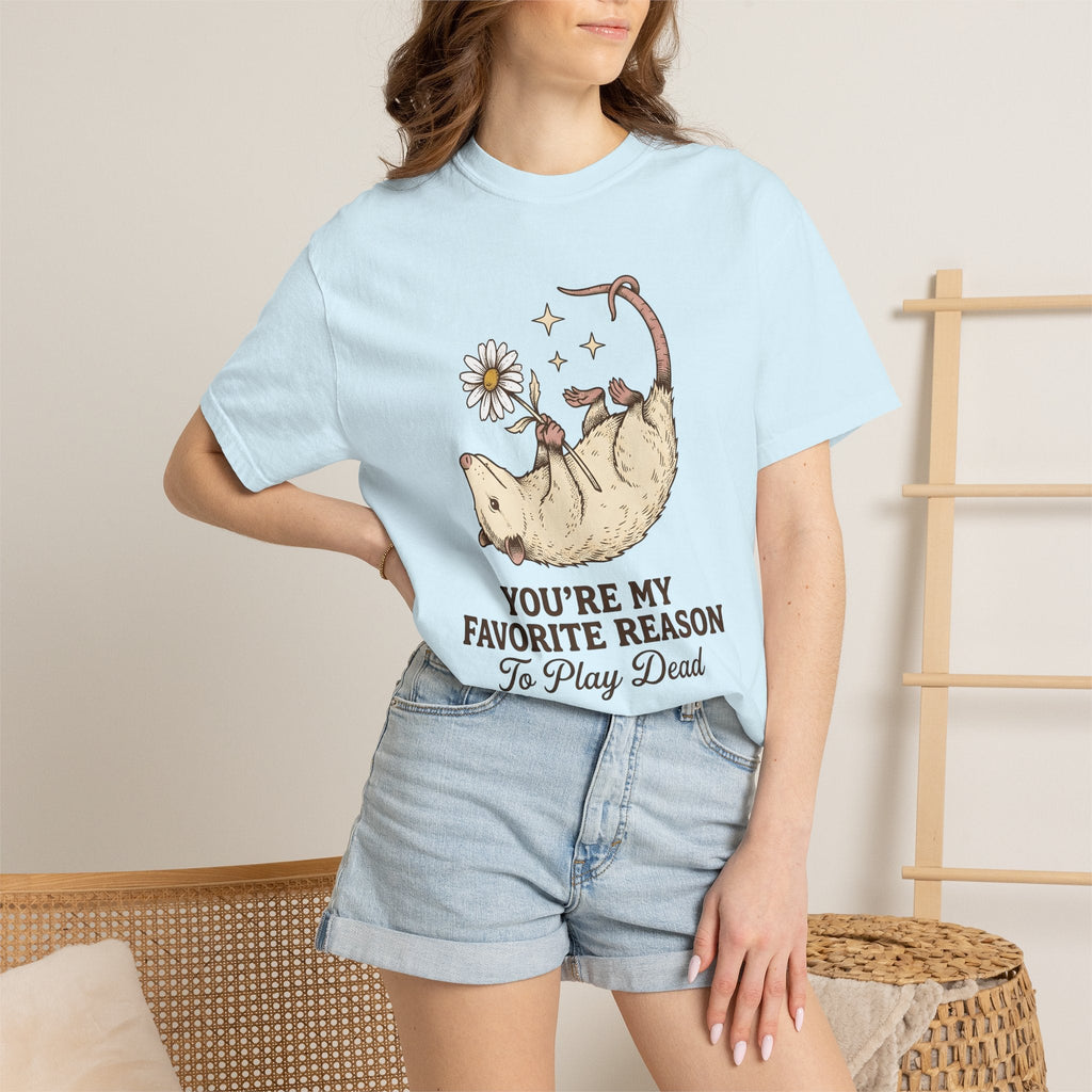 Possum Bloom Shirt Valentine Nature Unisex Gift Line Art product image 9