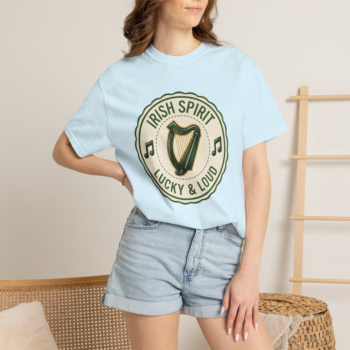 Irish Lyre Shirt St Patrick's Day Culture Unisex Gift product image 9