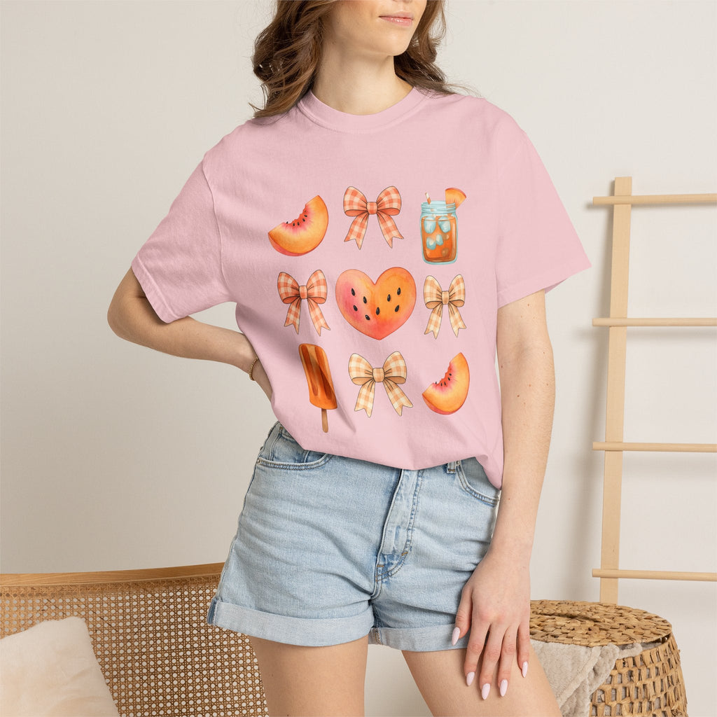 Peach Fruit Graphic Shirt Desserts Summer Unisex Gift product image 12
