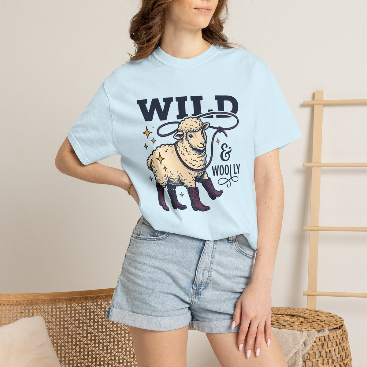 Lamb Cowboy Boot Shirt Cowgirl Ranch Gift Women Nostalgic product image 9