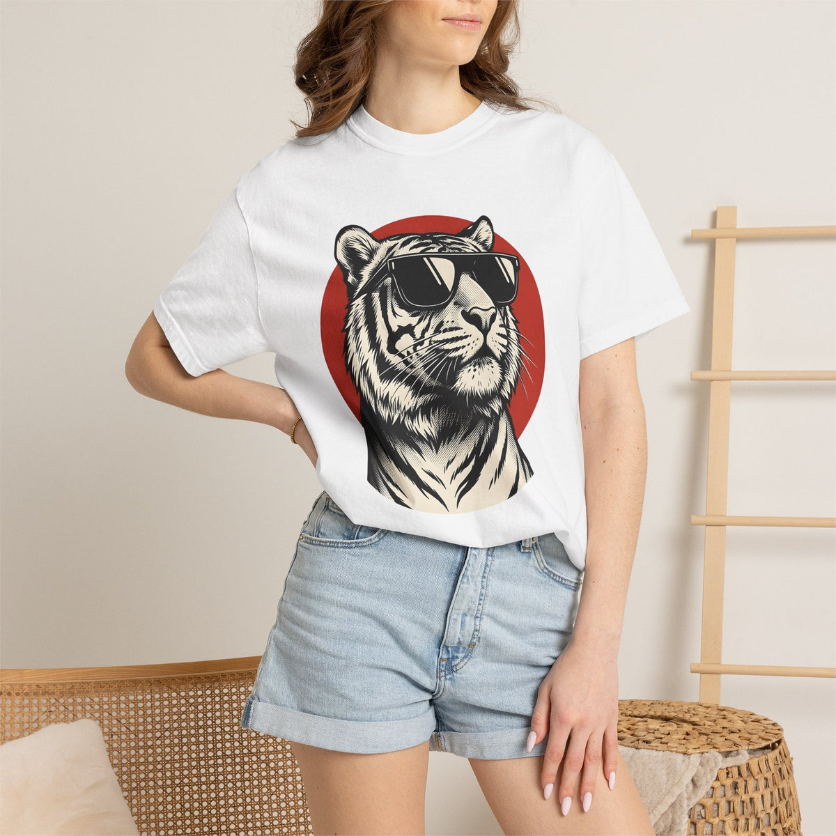 Tiger Shades Shirt Animals Nature Unisex Gift Modern product image 6
