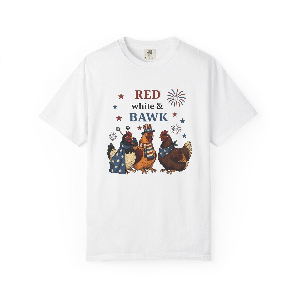 Freedom Chickens Shirt 4th Of July Homestead Unisex Gift product image 1