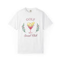 Golf Drink Shirt Joke Unisex Gift Hand Painted Tee Cocktail product image 1