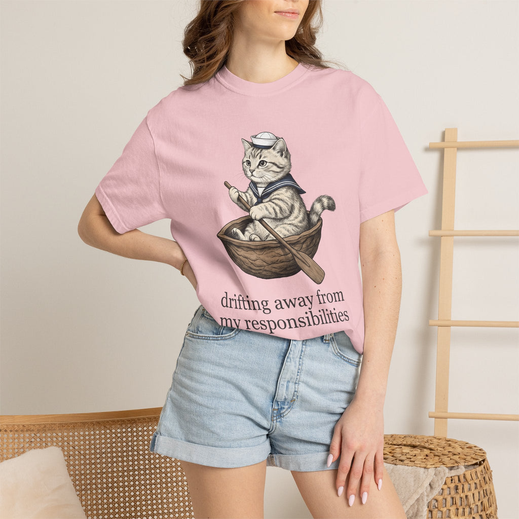 Pirate Cat Shirt Joke Gift Women Classic Tee Swashbuckler product image 12