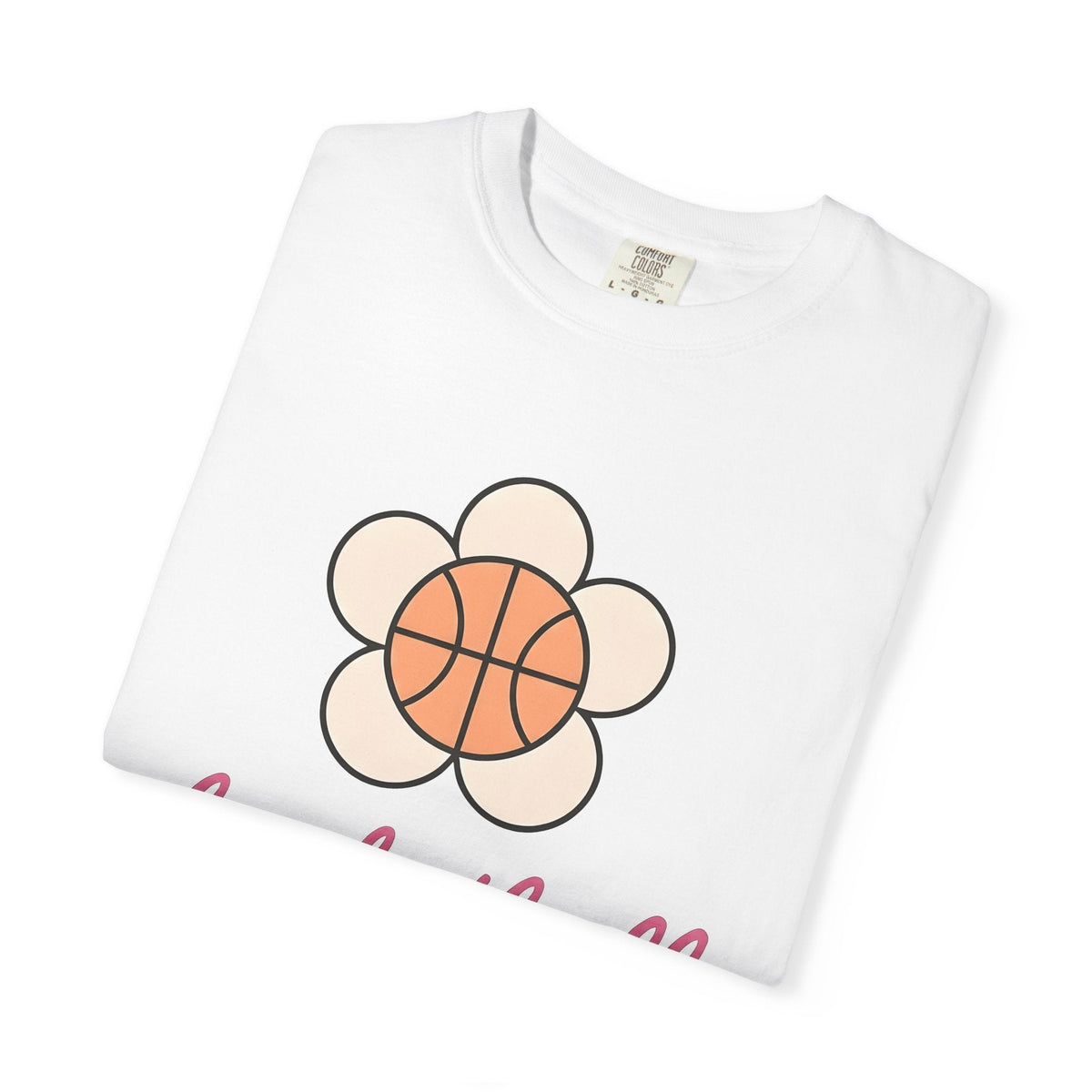 Basketball Petal Shirt Garden Unisex Gift Flat Tee Flower product image 5