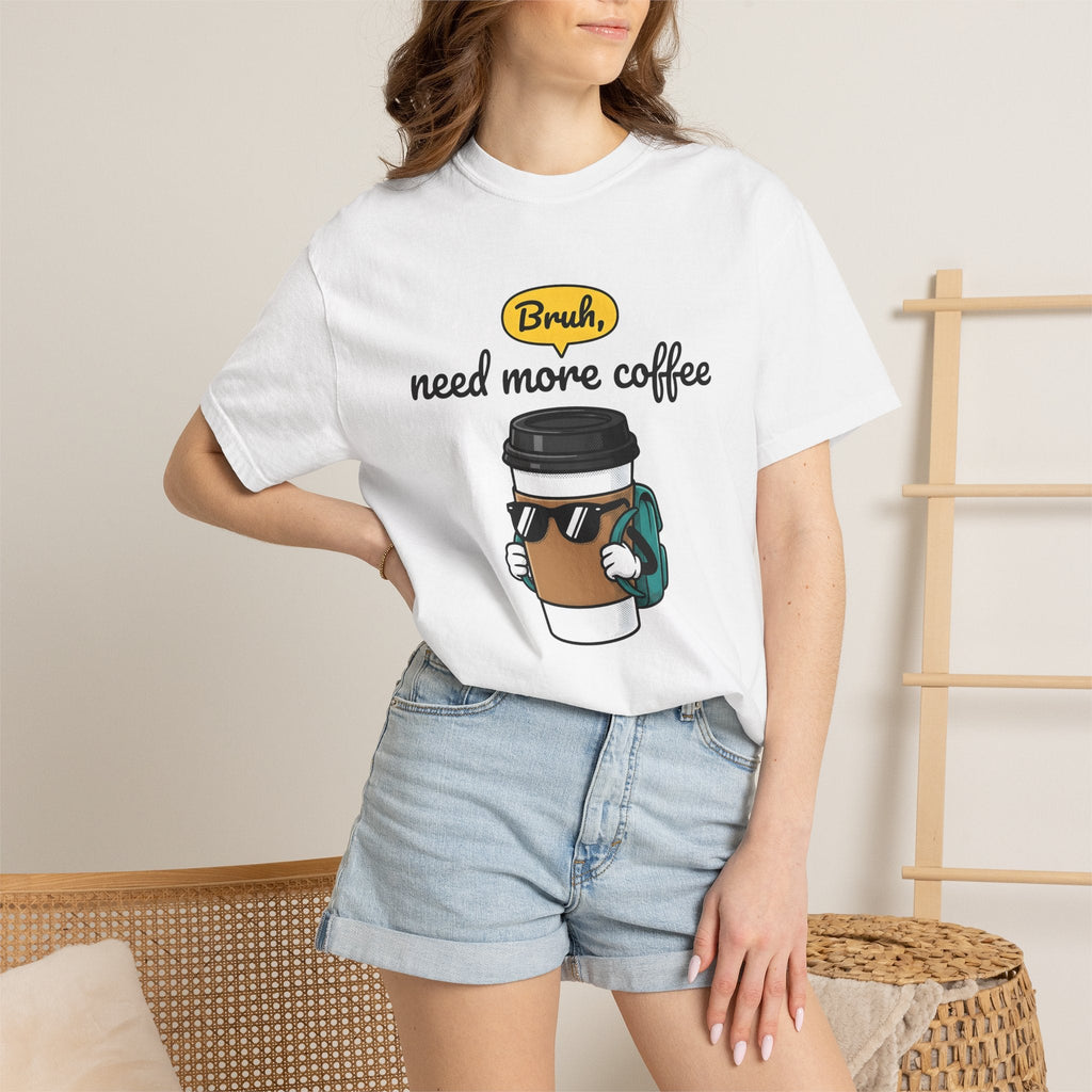 Latte Character Shirt Coffee Comedy Unisex Gift Animation Tee Coffee T-Shirt