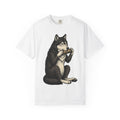 Wolf Harmonica Shirt Animals Instruments Unisex Gift Sketch product image 1
