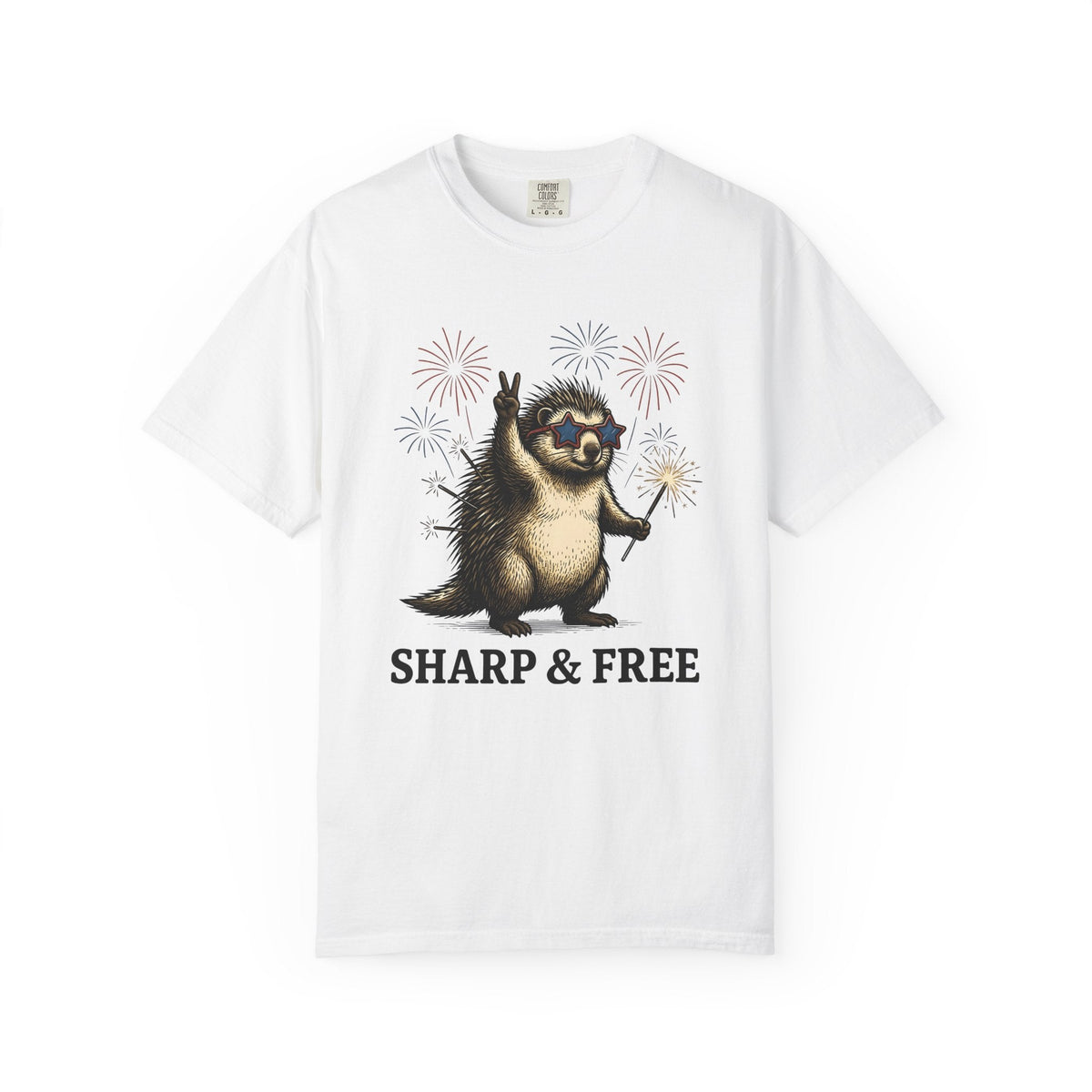 Porcupine Shirt 4th Of July Independence Gift Women Classic product image 1