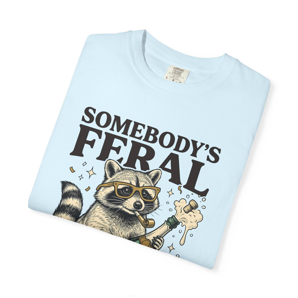 Raccoon Bubbly Shirt Holiday Event Unisex Gift Old School product image 8