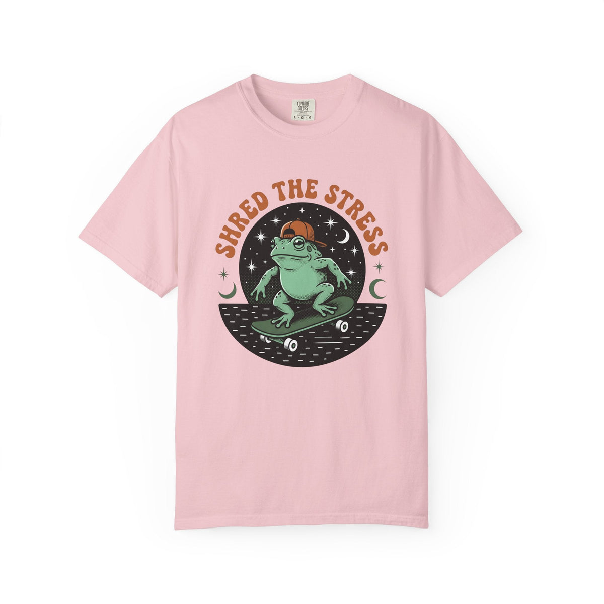 Frog Skateboard Shirt Sports Animal Unisex Gift Vintage Tee product image 3