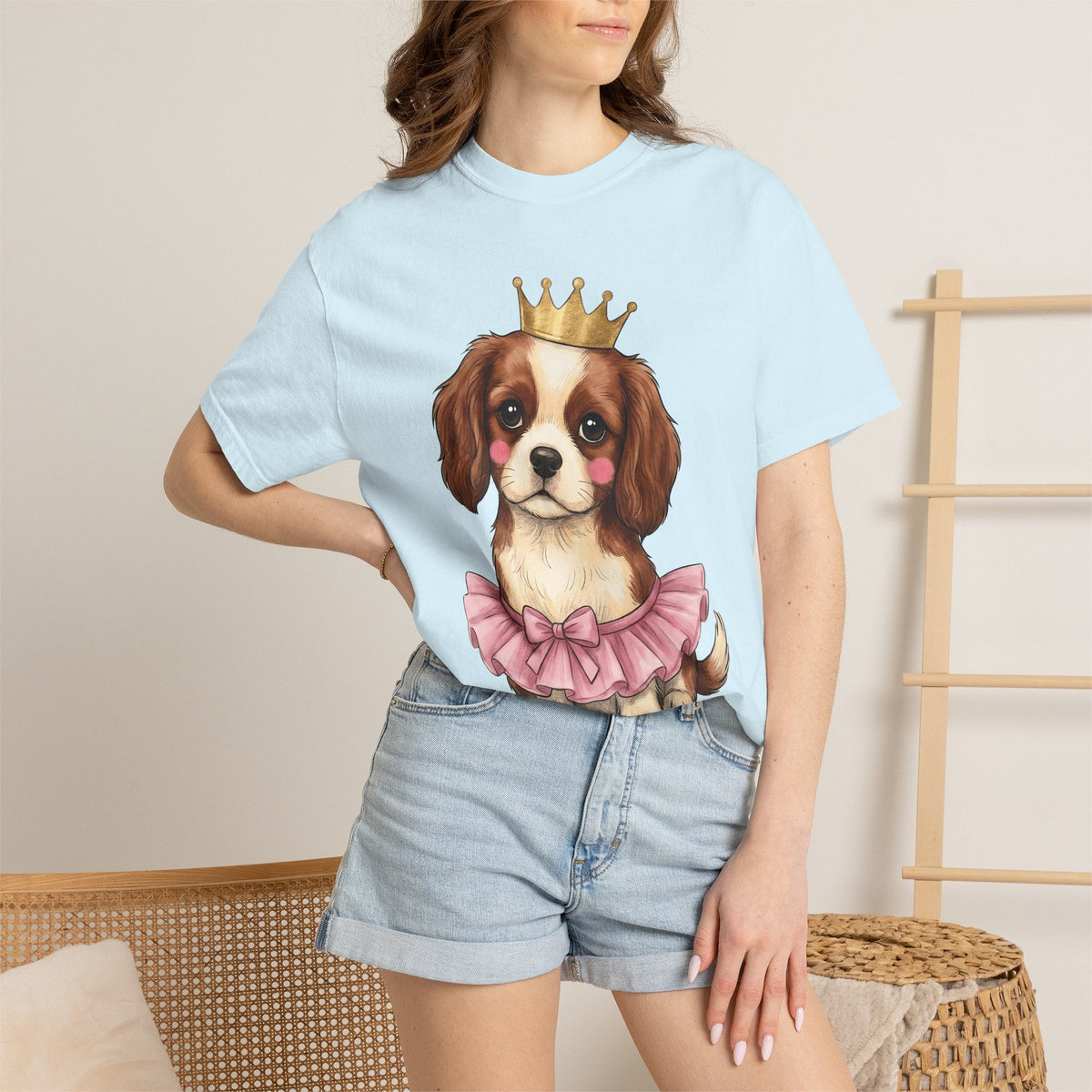 Adorable Puppy Shirt Animals Royalty Unisex Gift Sketch Tee product image 9