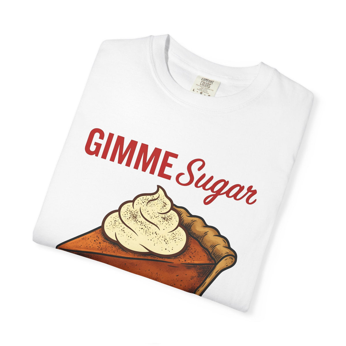 Pumpkin Tart Shabby Chic T-Shirt – Fall Holiday Dessert product image 6
