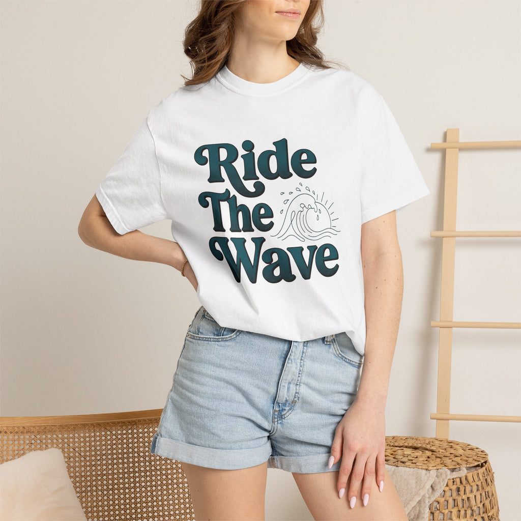 Ocean Print Shirt Surfing Coastal Gift Women Modern Tee Sea product image 6