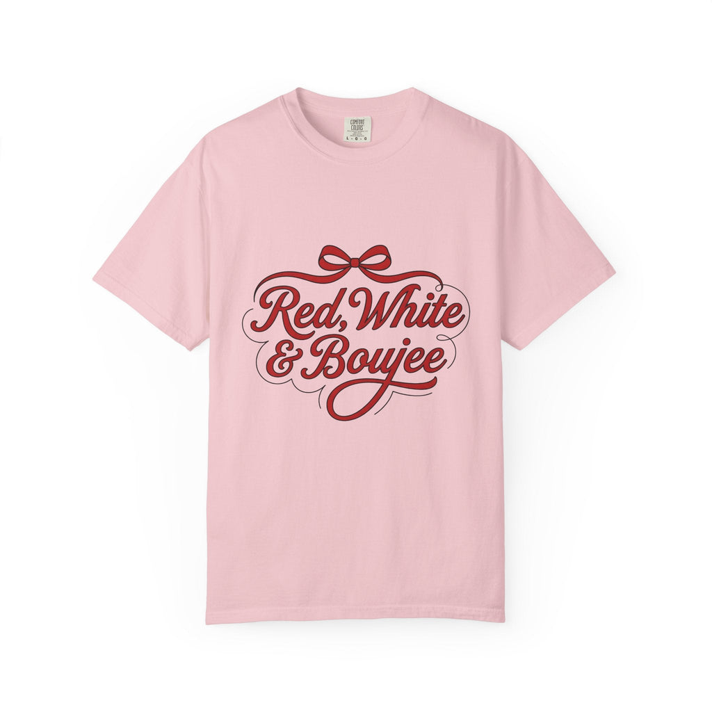 Red Ribbon Design Shirt 4th Of July Flag Gift Women product image 3