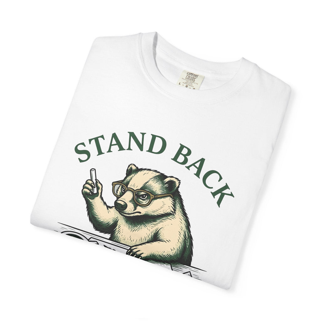 Badger Glasses Shirt Teachers Math Unisex Gift Hand Drawn product image 5