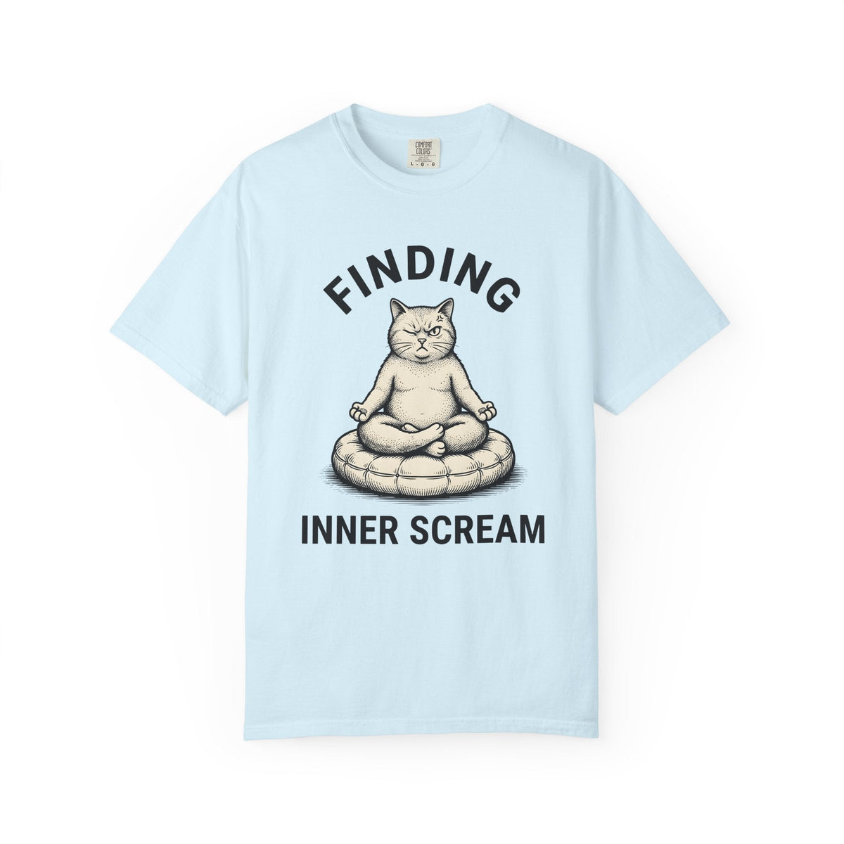 Zen Cat Shirt Fitness Unisex Gift Retro Tee Kitty T-Shirt product image 2