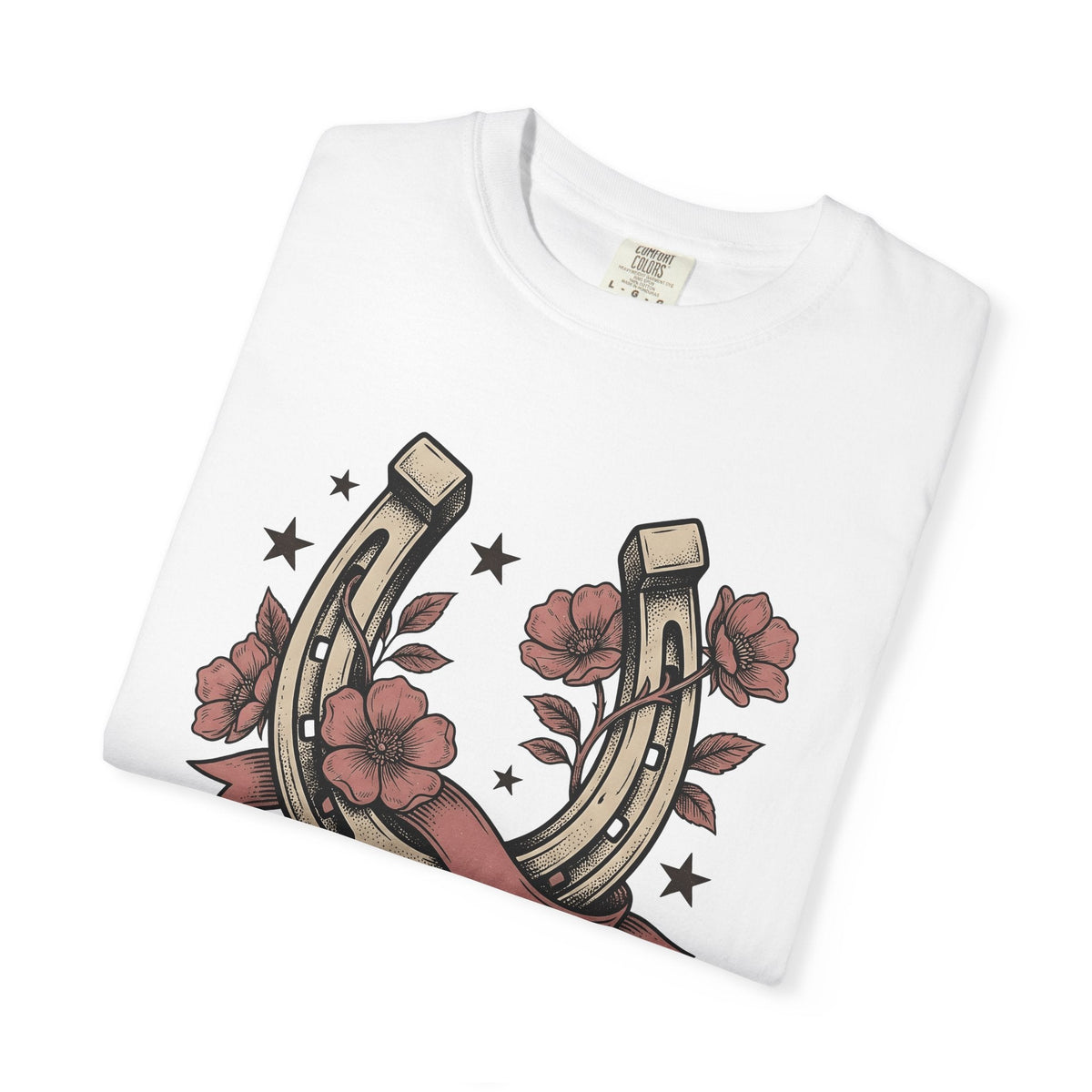 Horseshoe Floral Shirt Valentines Day Romance Unisex Gift product image 5