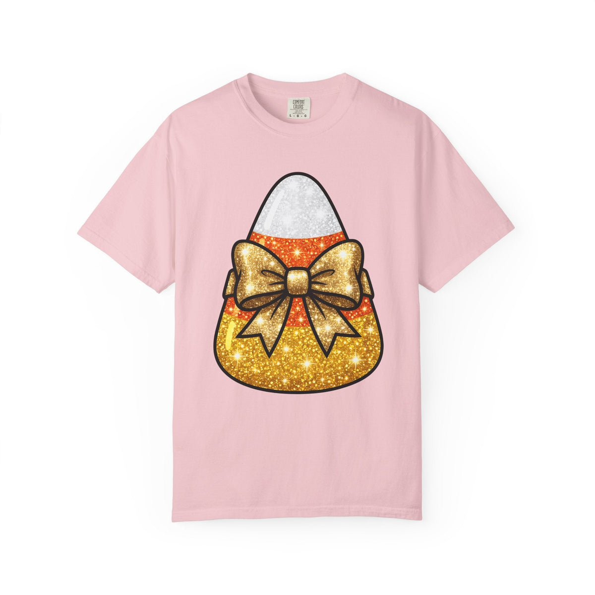 Candy Corn Shirt Halloween Treats Unisex Gift Shimmer Tee product image 3