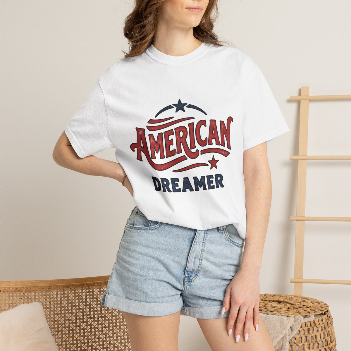 Usa Stars Shirt 4th Of July Freedom Unisex Gift Shabby Chic product image 6