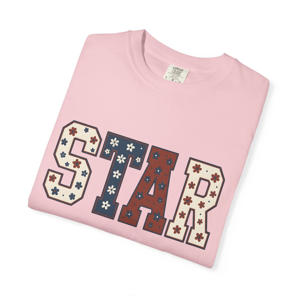Floral Block Letters Shirt 4th Of July Summer Unisex Gift product image 11