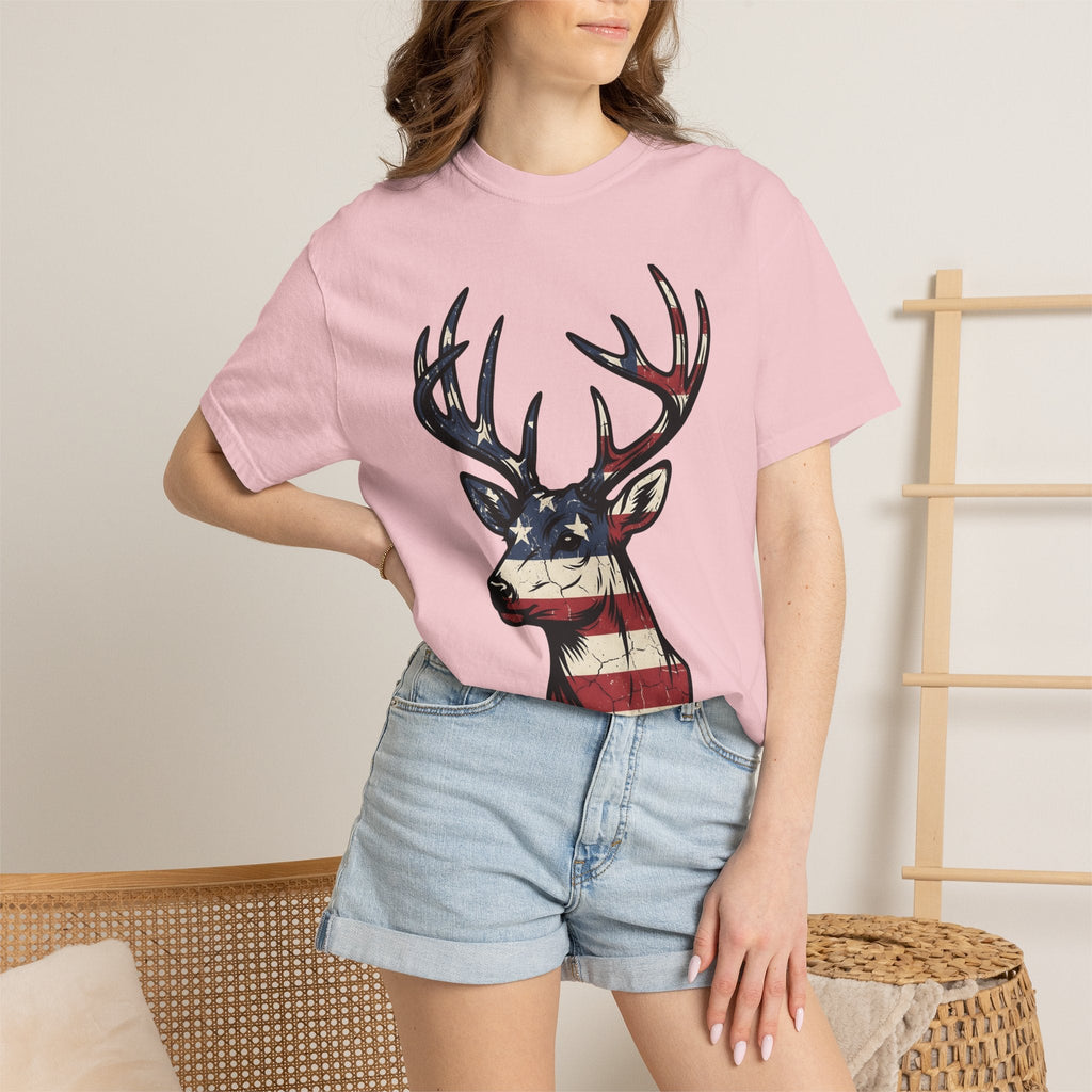Deer Head Patriotic T-Shirt – American Outdoors Hunting product image 12
